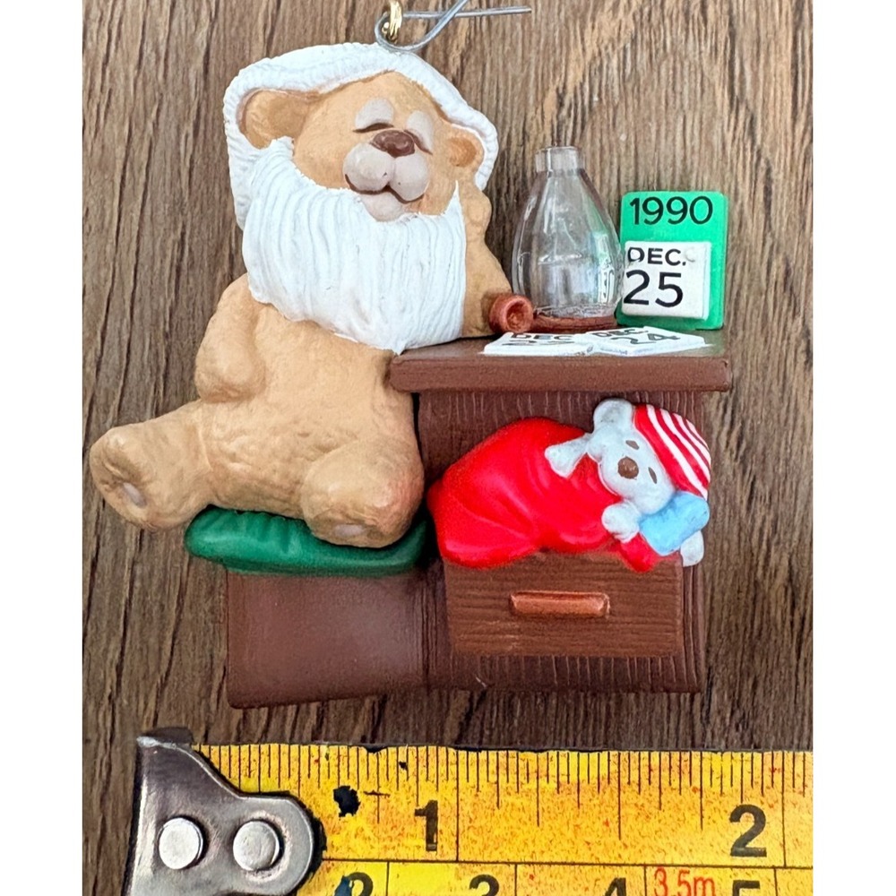 1990 Beary Short Nap Hallmark Ornament Magic No Light